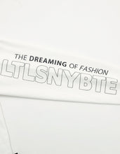 画像をギャラリービューアに読み込む, glitter print long tee / WHITE
