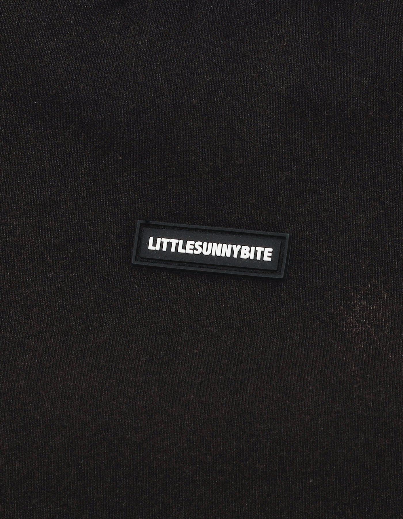 logo big tee / BLACK