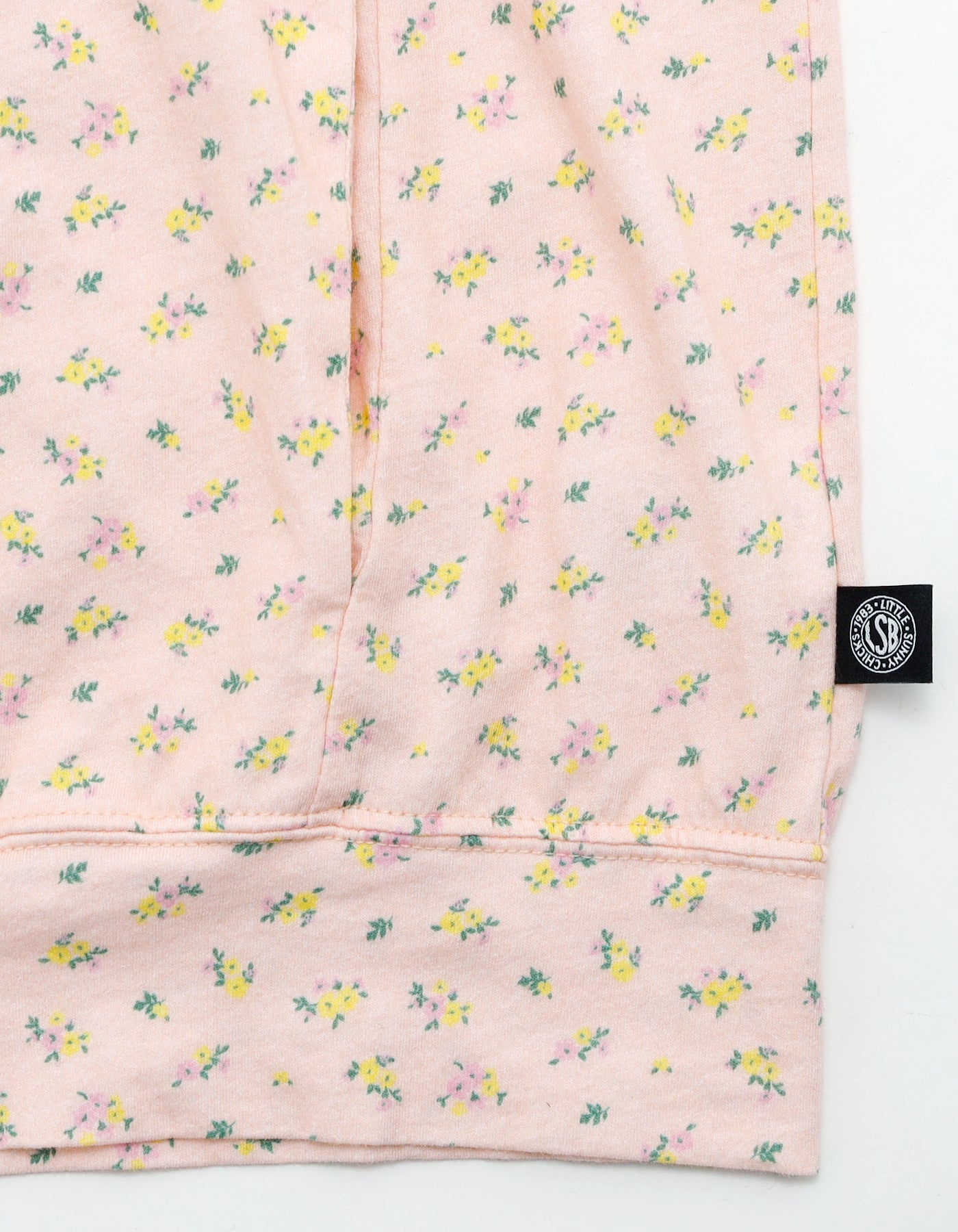 little sunny bite (リトルサニーバイト)floral light hoodie / PINK
