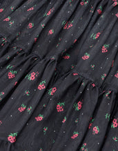 画像をギャラリービューアに読み込む, original floral tulle dress / BLACK