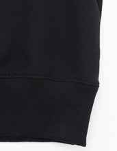 Load image into Gallery viewer, logo sweat top / BLACK
