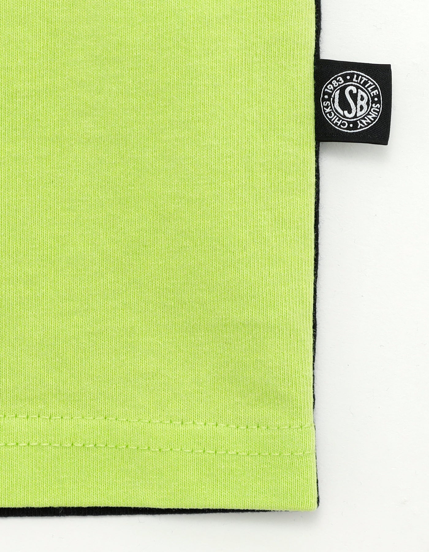 LSB logo long tee / BLACK
