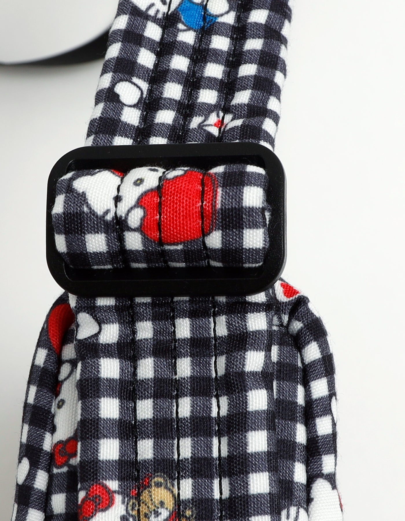 hello kitty x little sunny bite print bag / BLACK