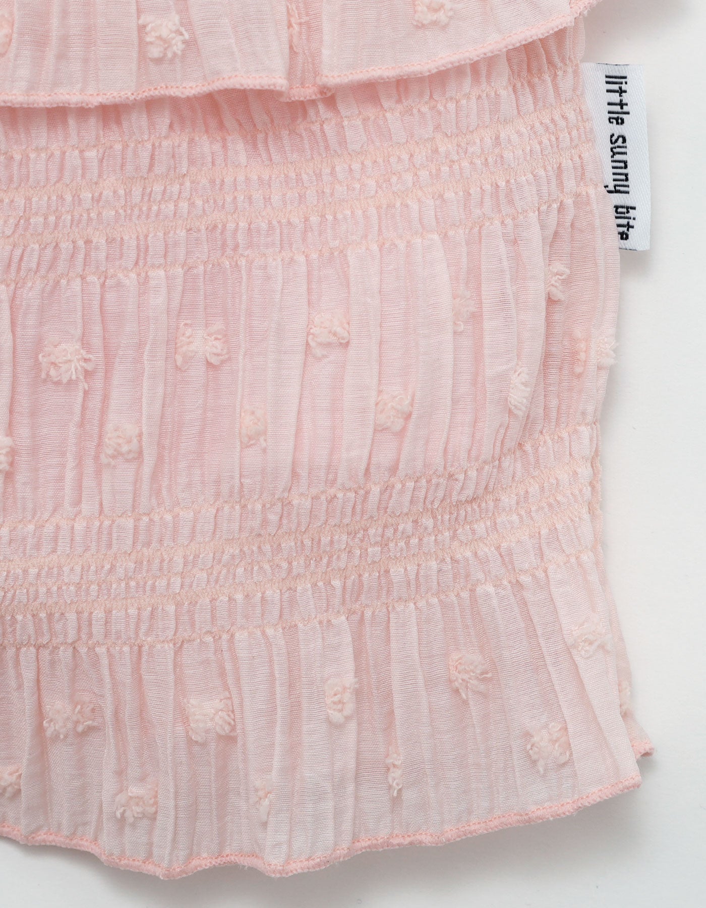 little sunny bite (リトルサニーバイト)tiered tunic / PINK – little