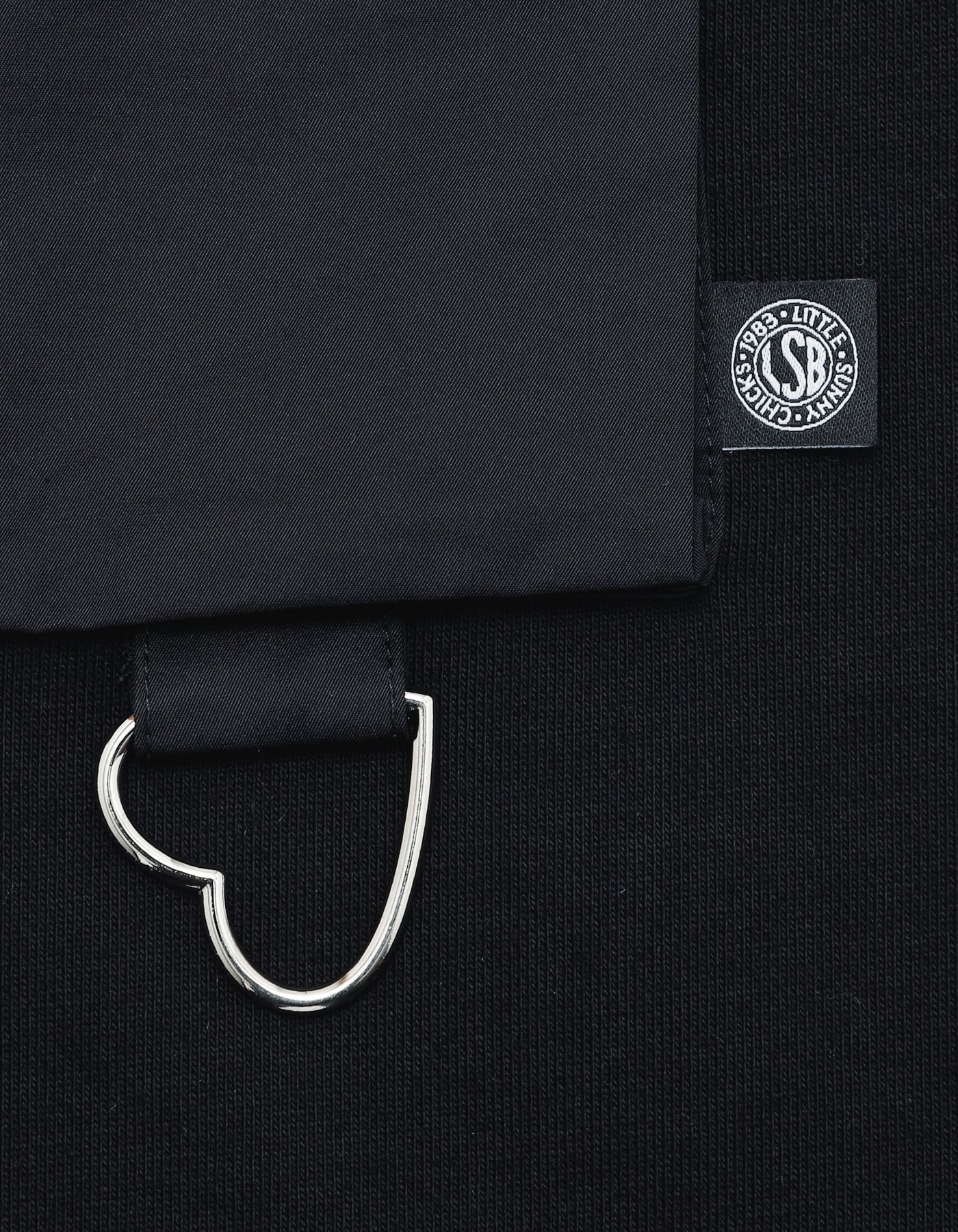 pocket hoodie / BLACK