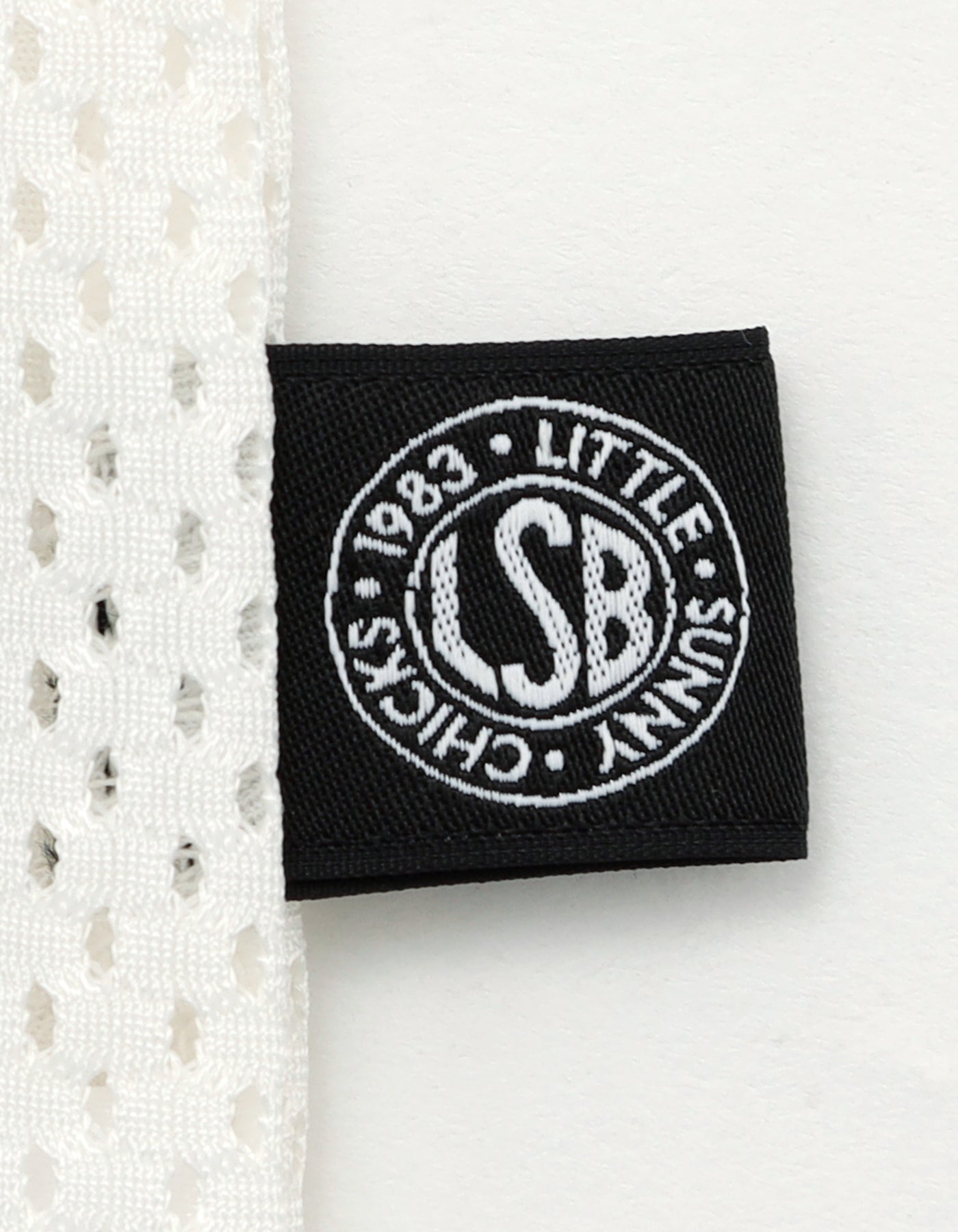 little sunny bite (リトルサニーバイト)sporty mesh big tee / WHITE