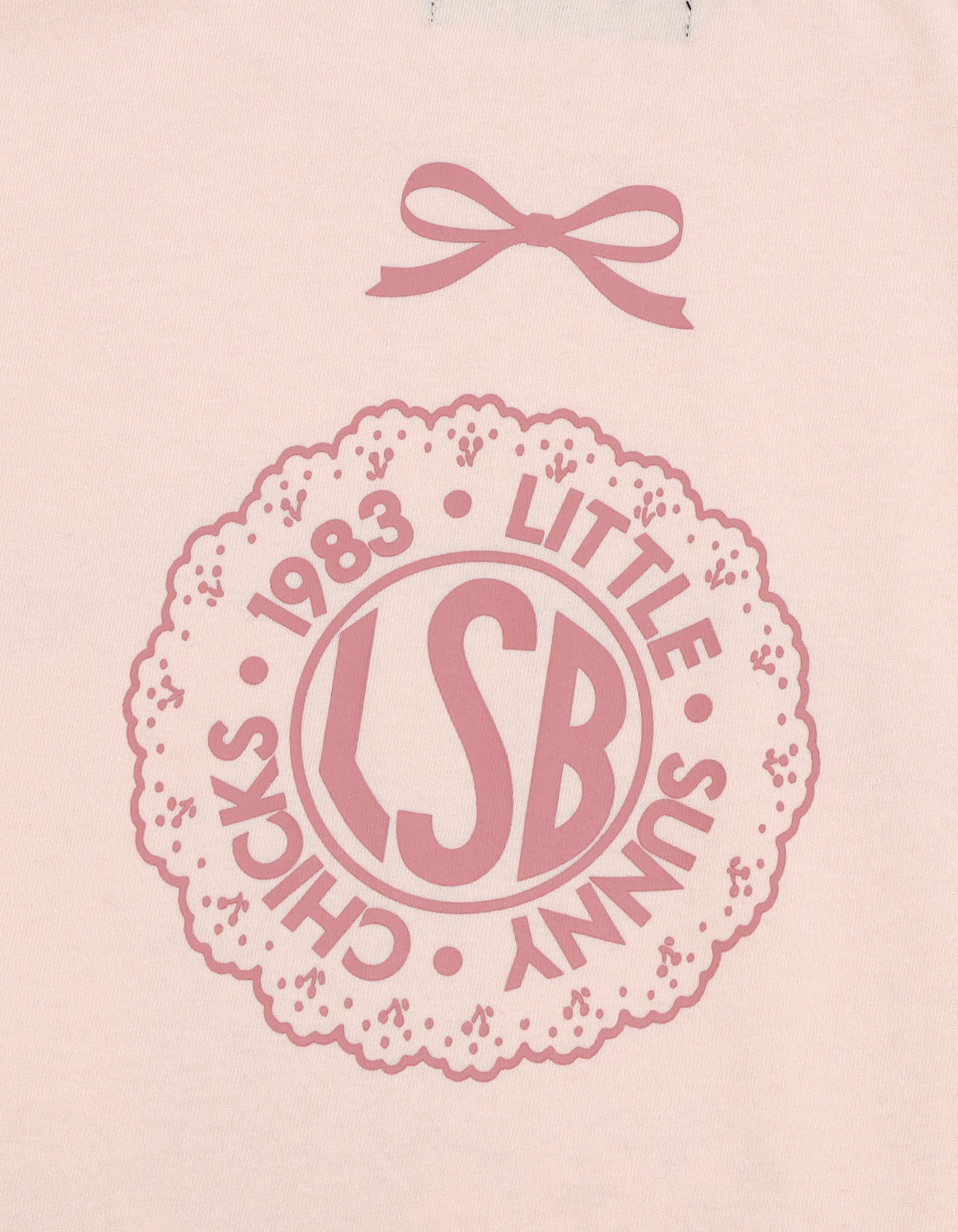 MARRONCREAM x little sunny bite big tee / PINK