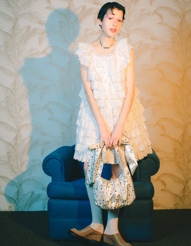 lace dress / WHITE
