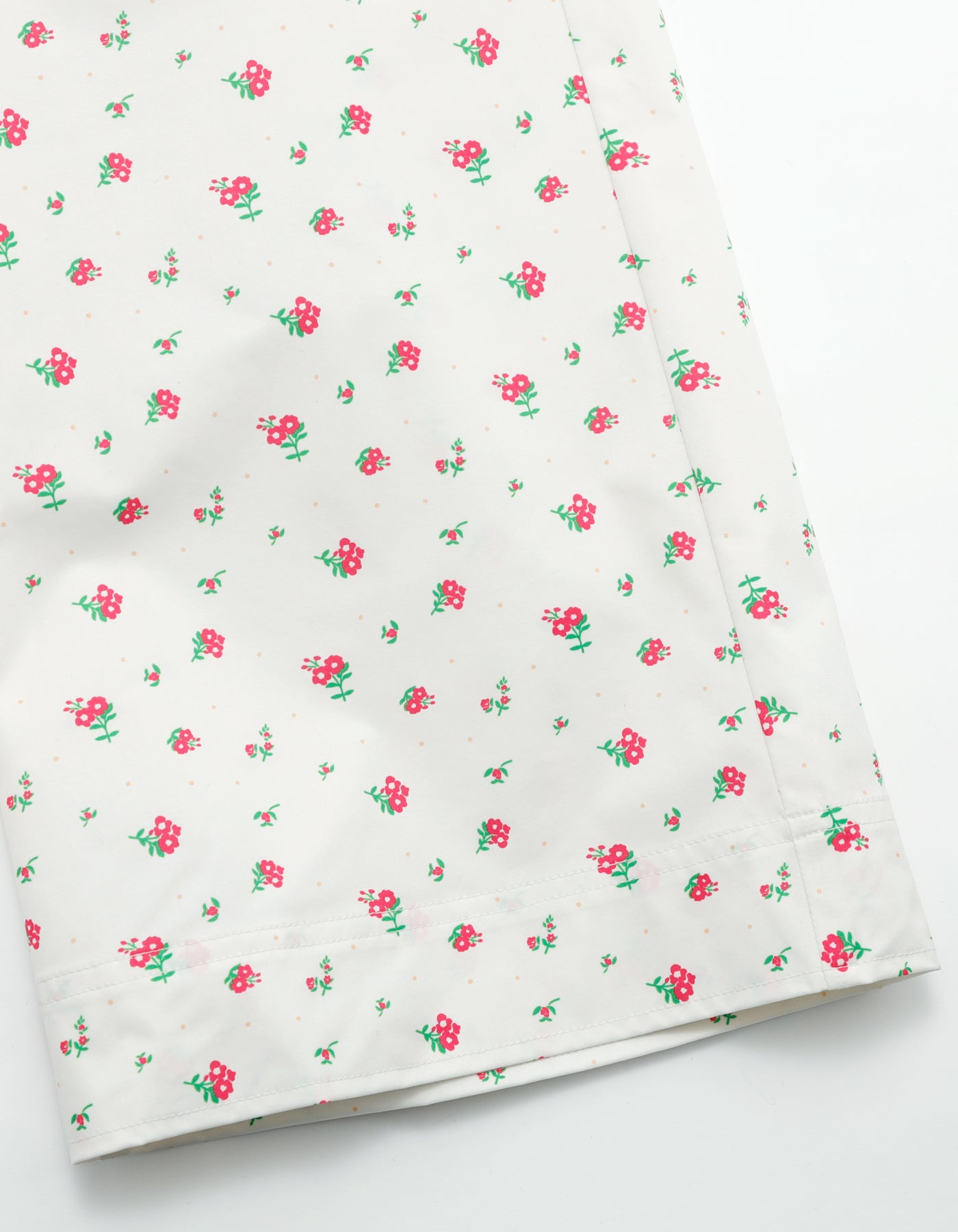 little sunny bite (リトルサニーバイト) floral nylon pants / WHITE