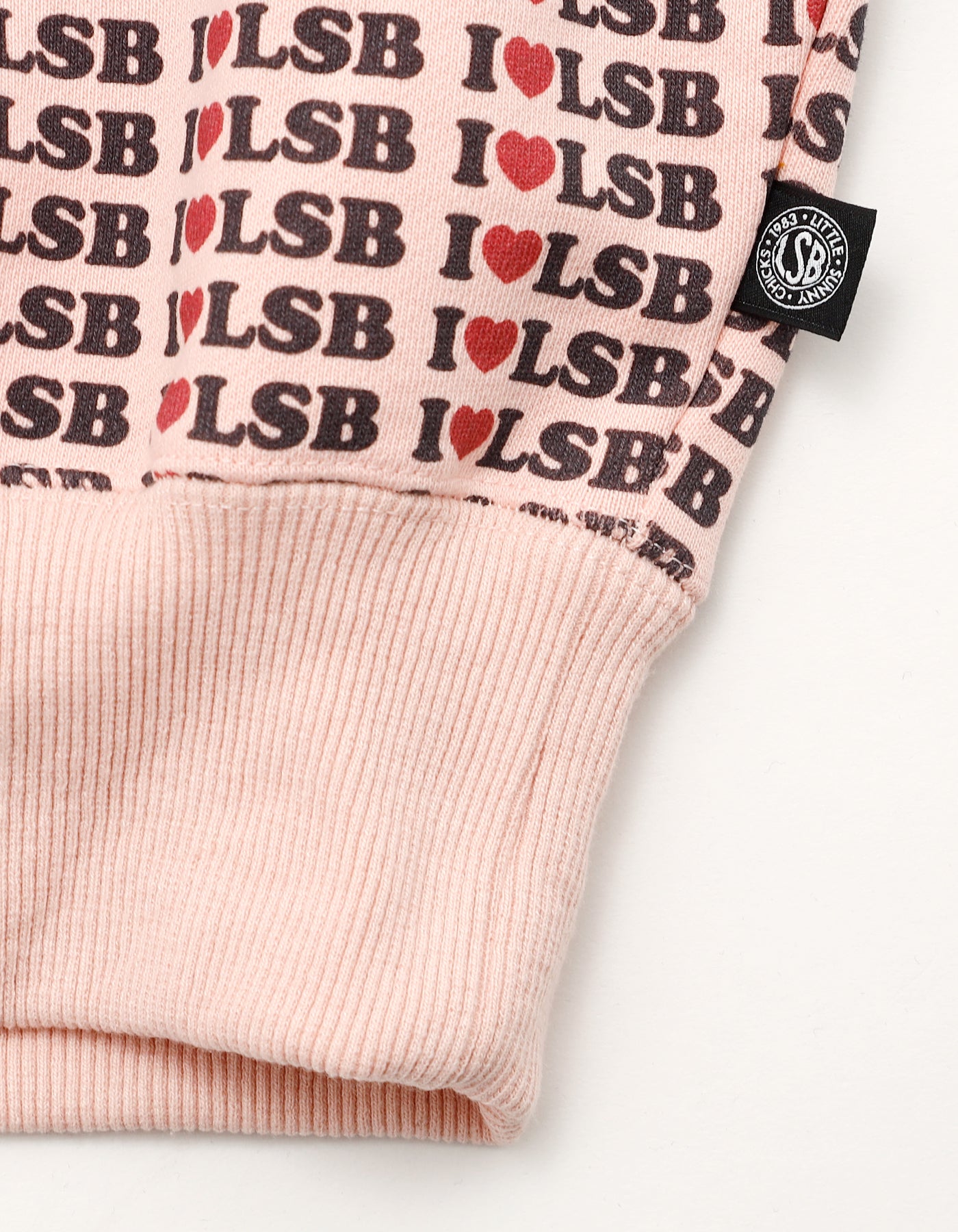 I love LSB hoodie / PINK