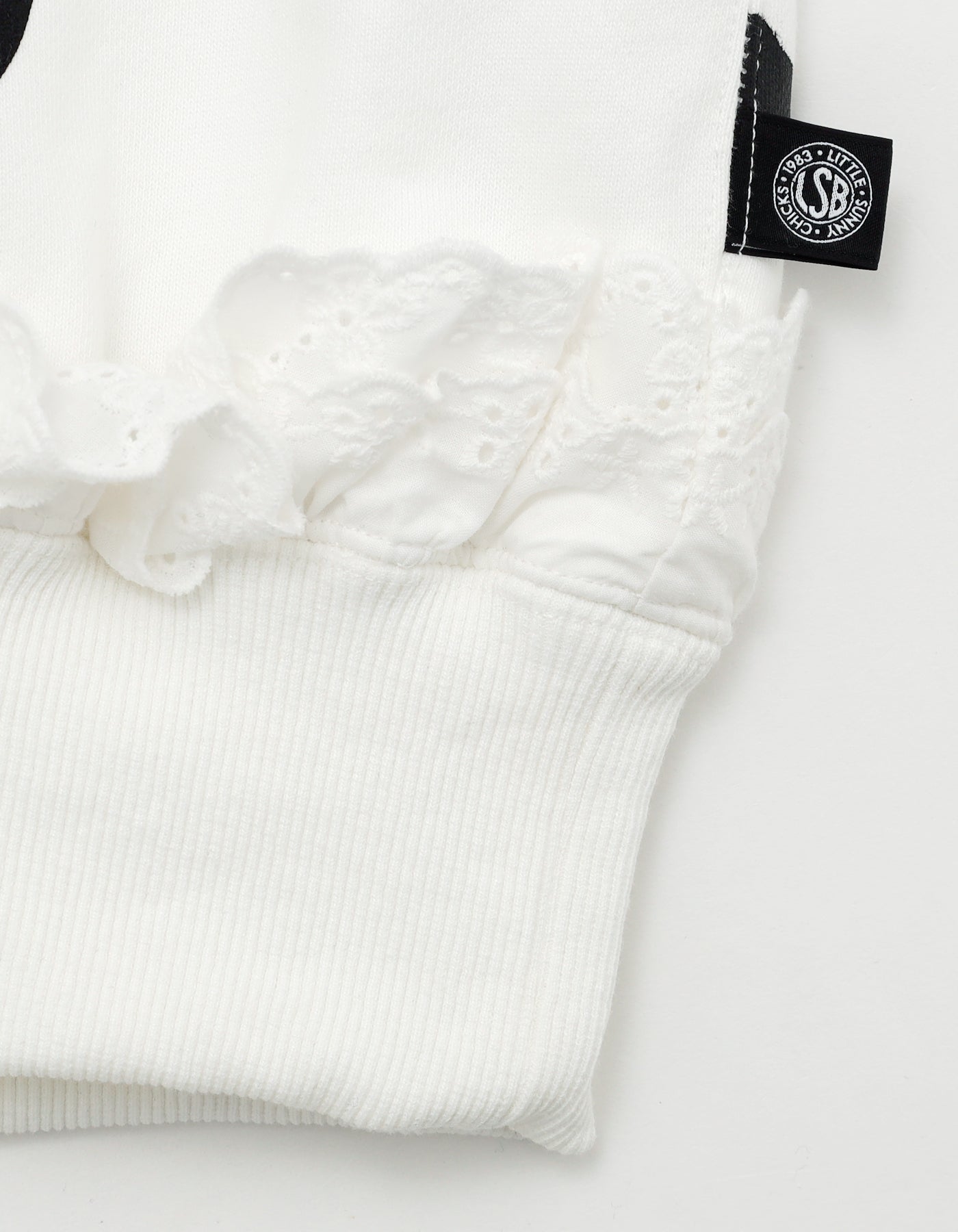 hello kitty x little sunny bite sweat top / WHITE