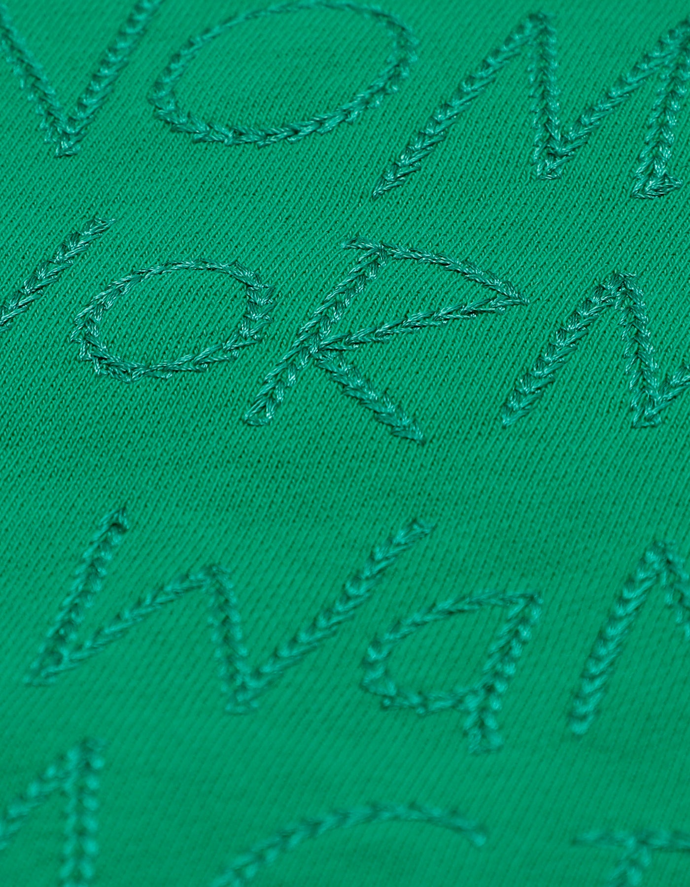 lacy logo hoodie / GREEN