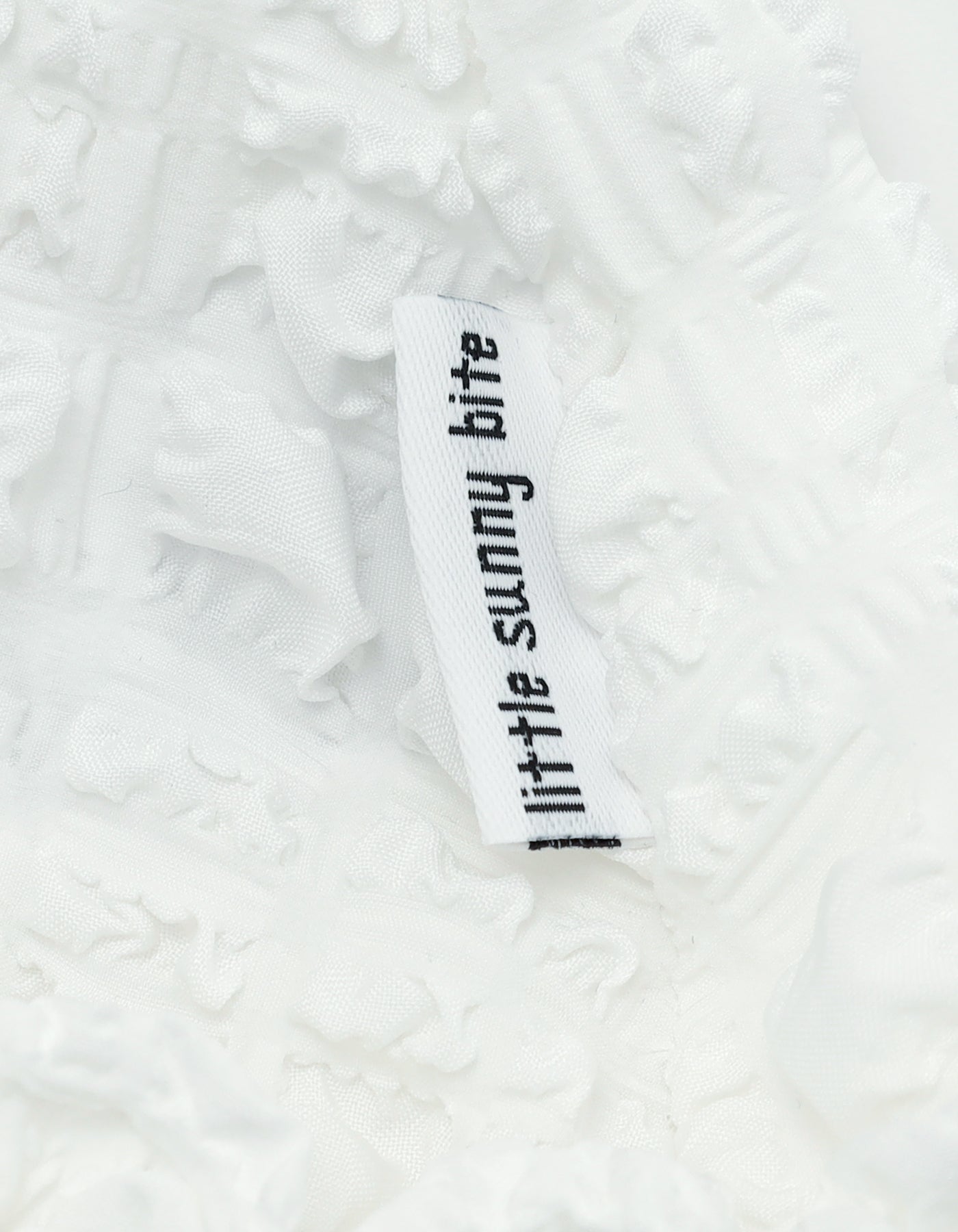 little sunny bite (リトルサニーバイト)checker frill dress / WHITE