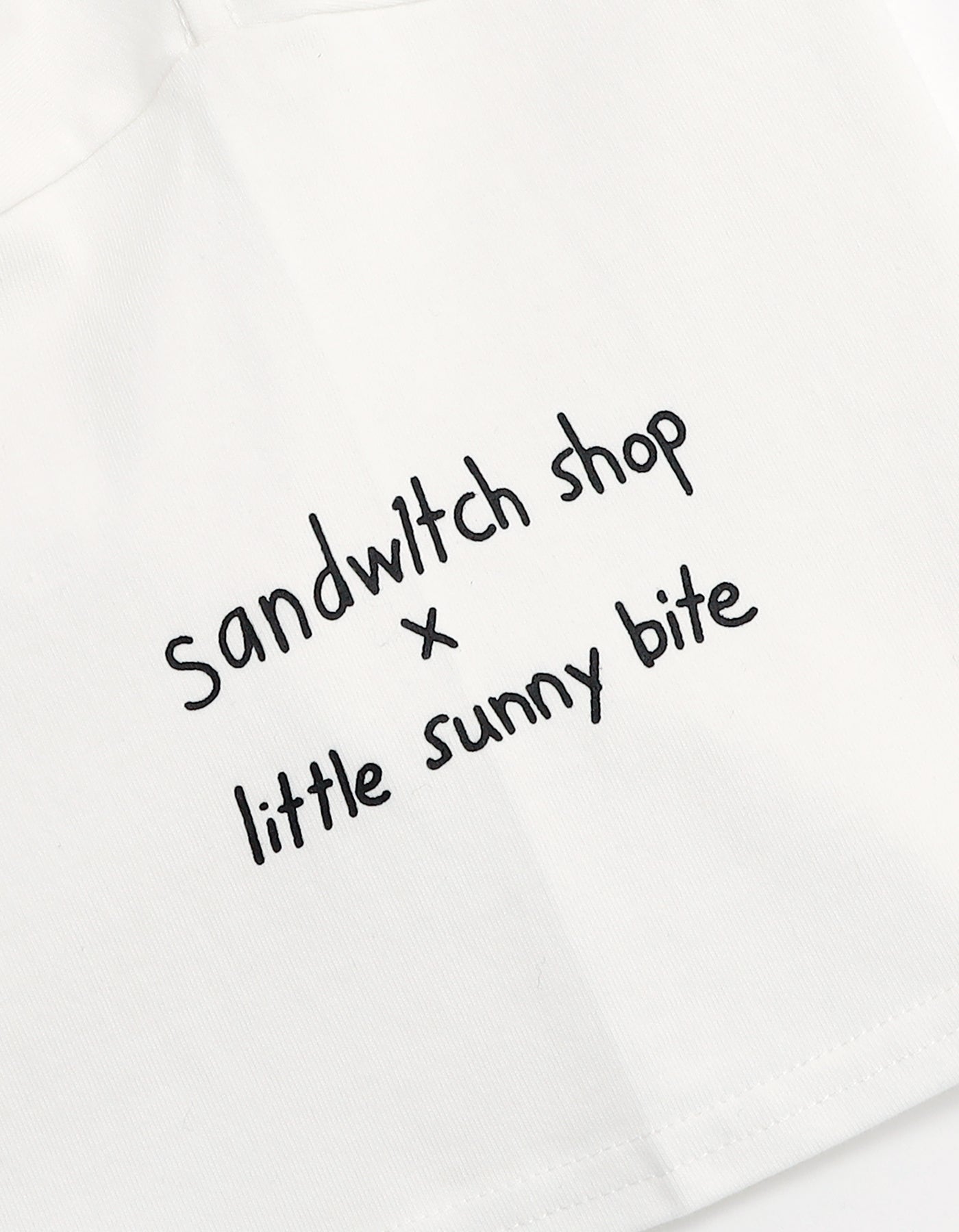 sandw1tch shop x little sunny bite tee / WHITE