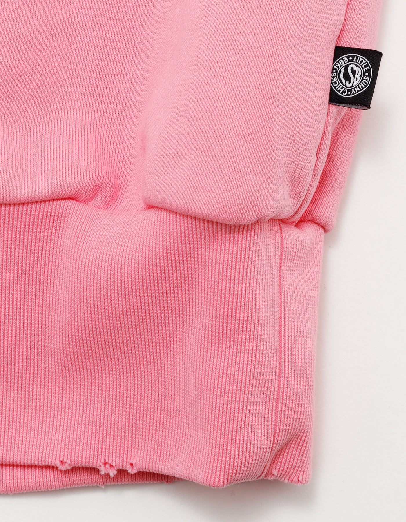 【PRE-ORDER】stranger things x little sunny bite logo sweat top / PINK