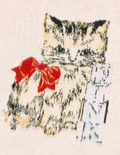 画像をギャラリービューアに読み込む, little sunny bite と pink house cat knit cardigan / WHITE