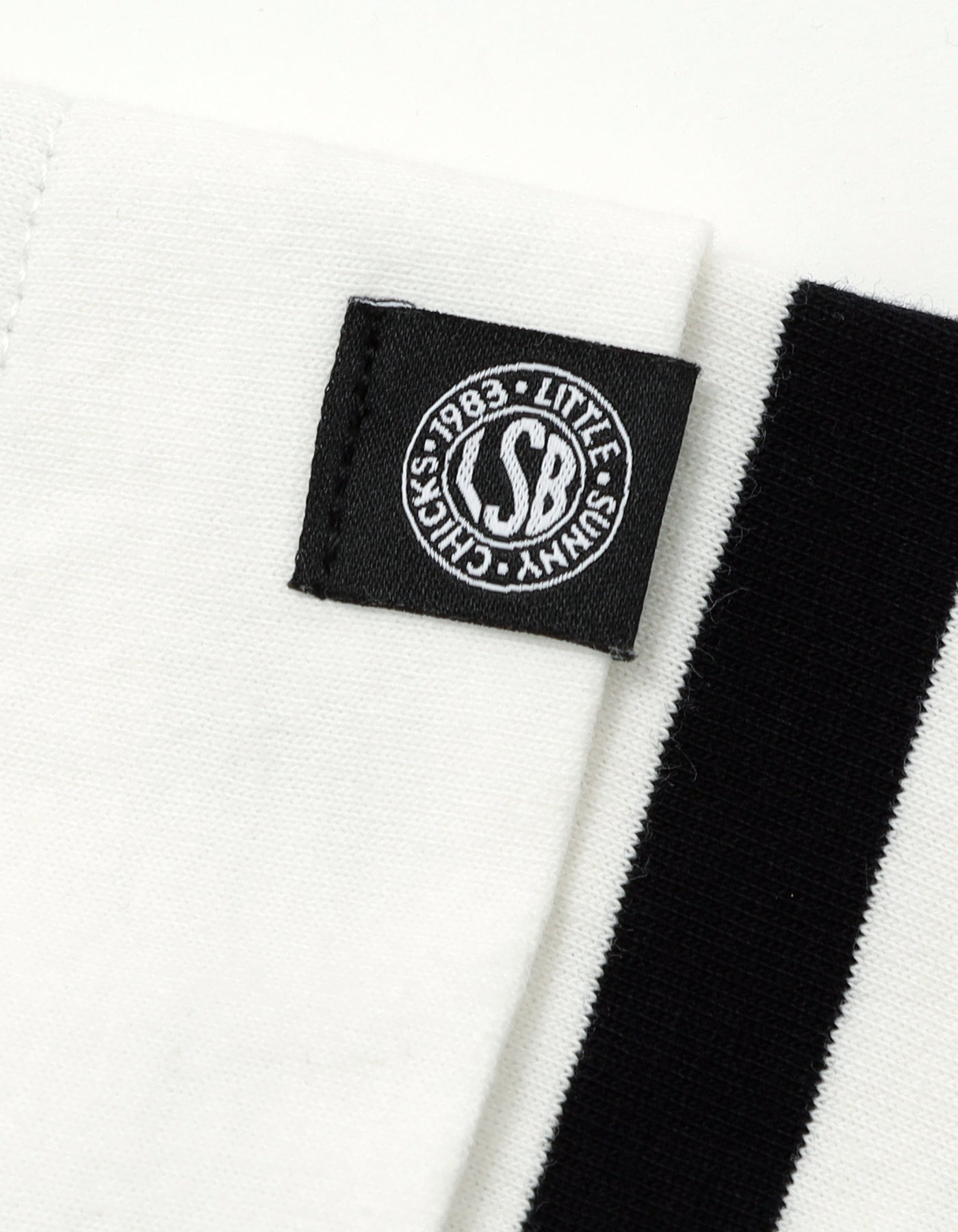 【PRE-ORDER】stranger things x little sunny bite graphic fake layered long tee / WHITE