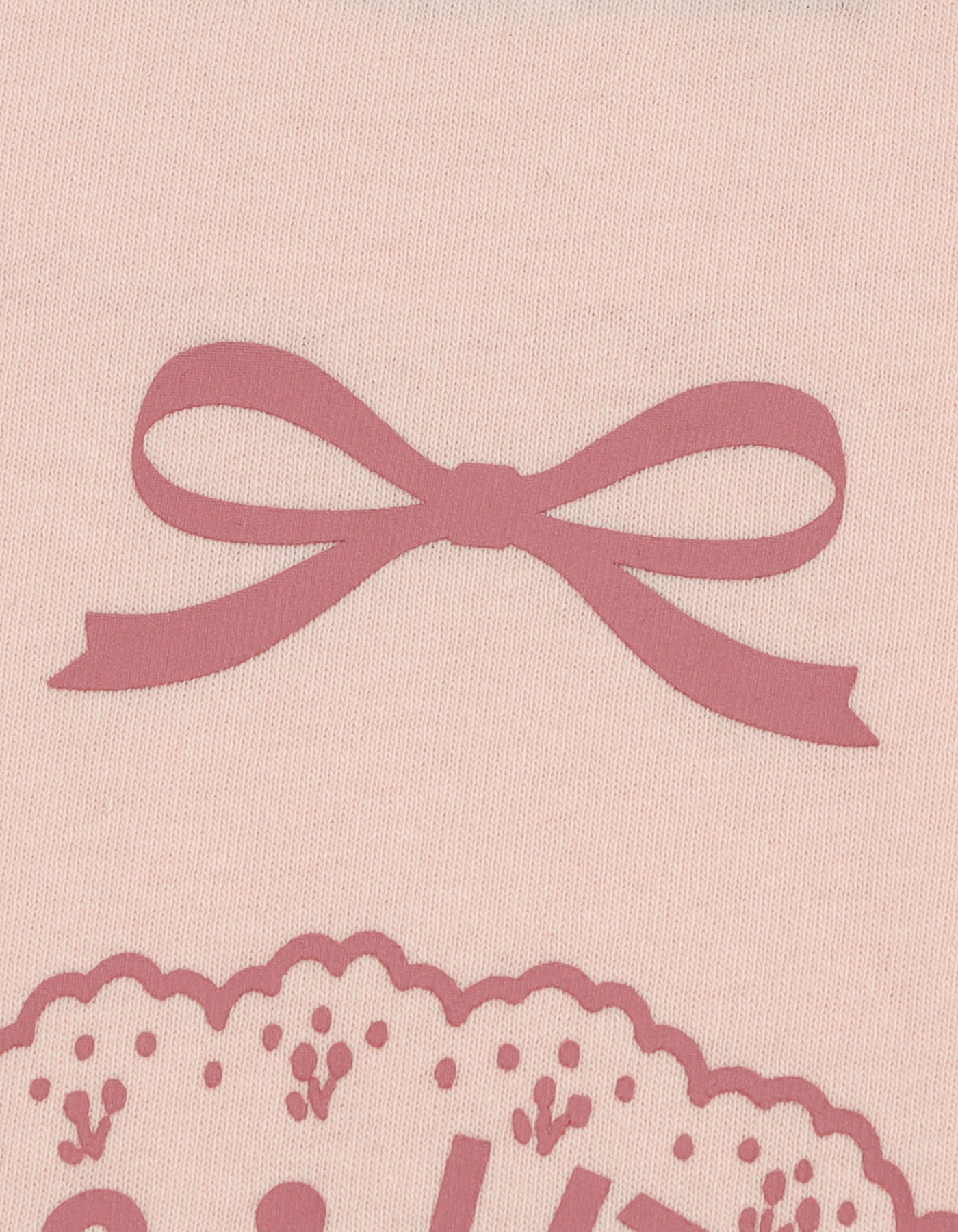 MARRONCREAM x little sunny bite big tee / PINK