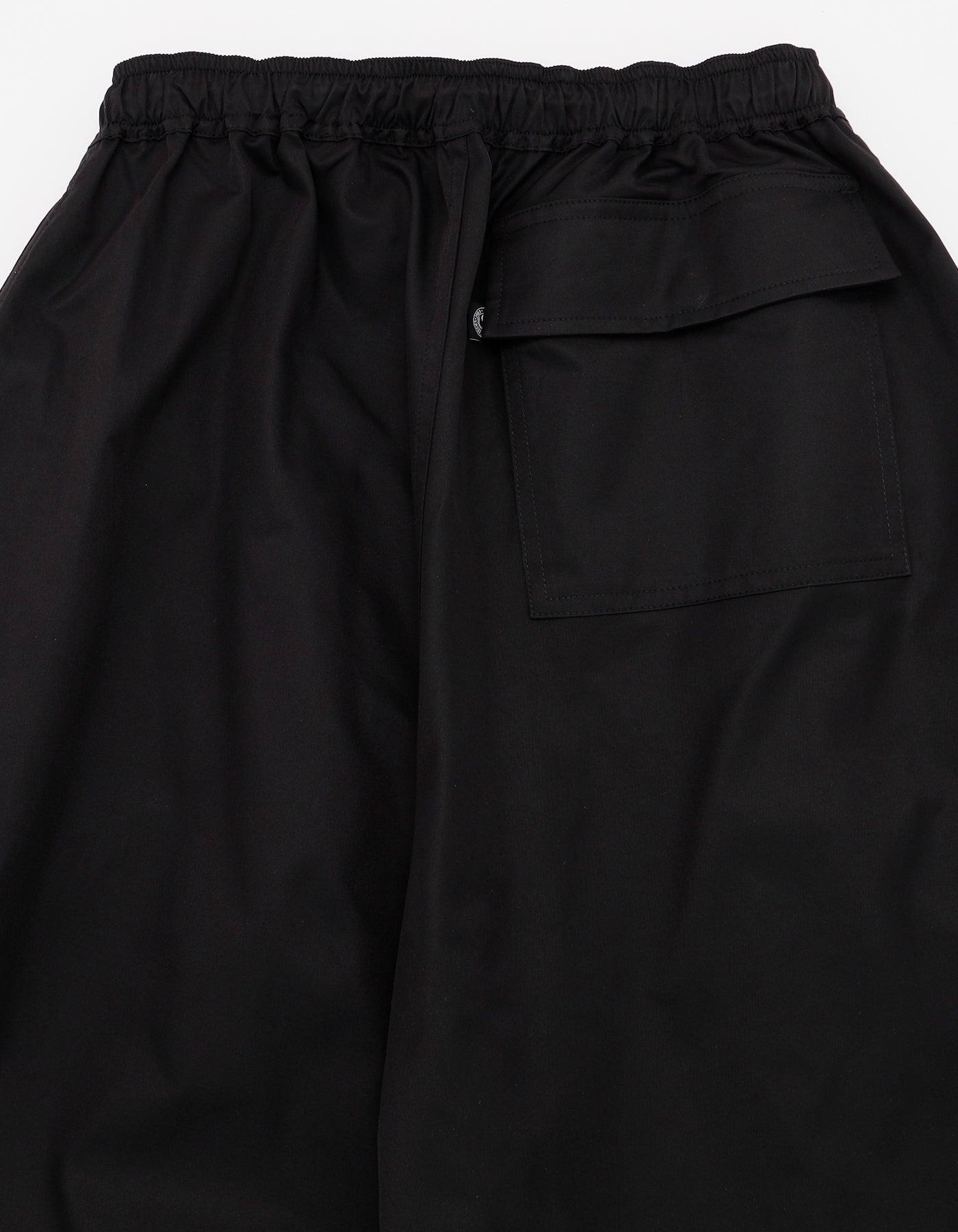 nylon bomber pants  / BLACK