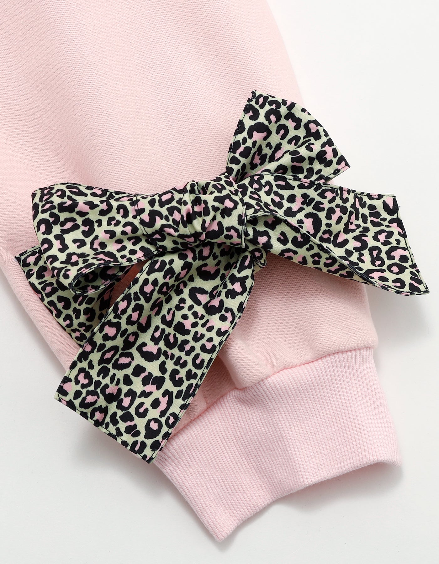 little sunny bite (リトルサニーバイト)leopard sweat top / PINK