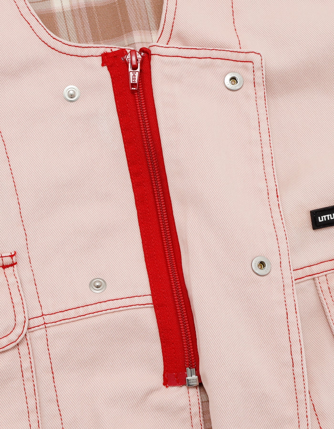 twill vest / PINK