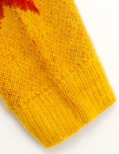 画像をギャラリービューアに読み込む, star knit top / YELLOW