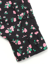 画像をギャラリービューアに読み込む, floral shirts / BLACK