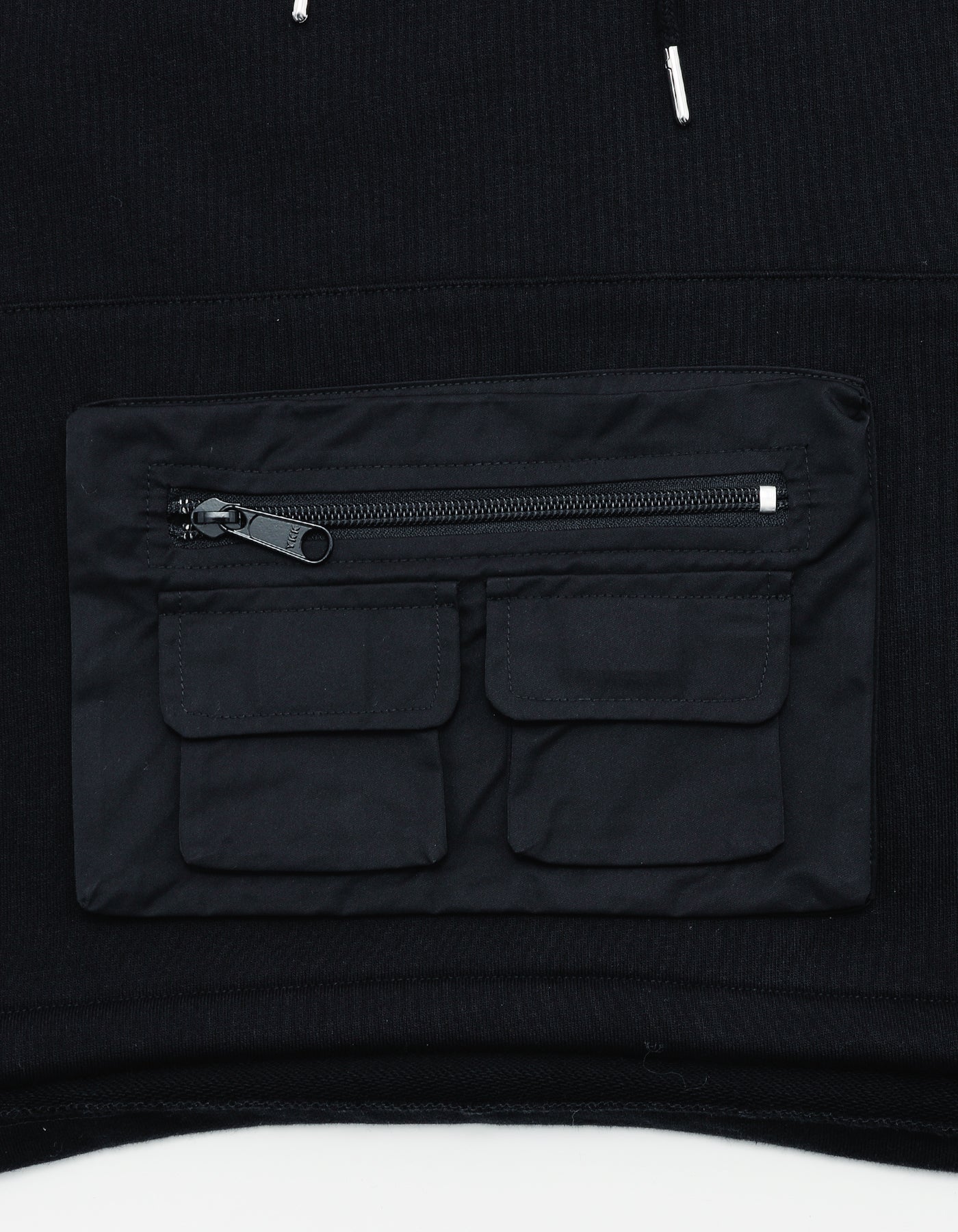 pocket hoodie / BLACK