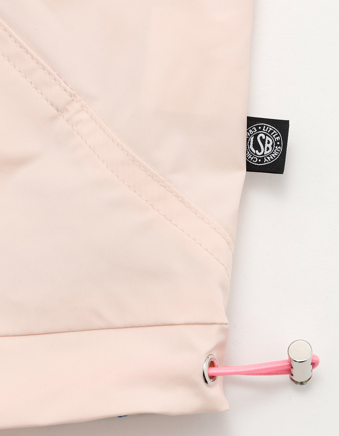 nylon hoodie pull over / PINK