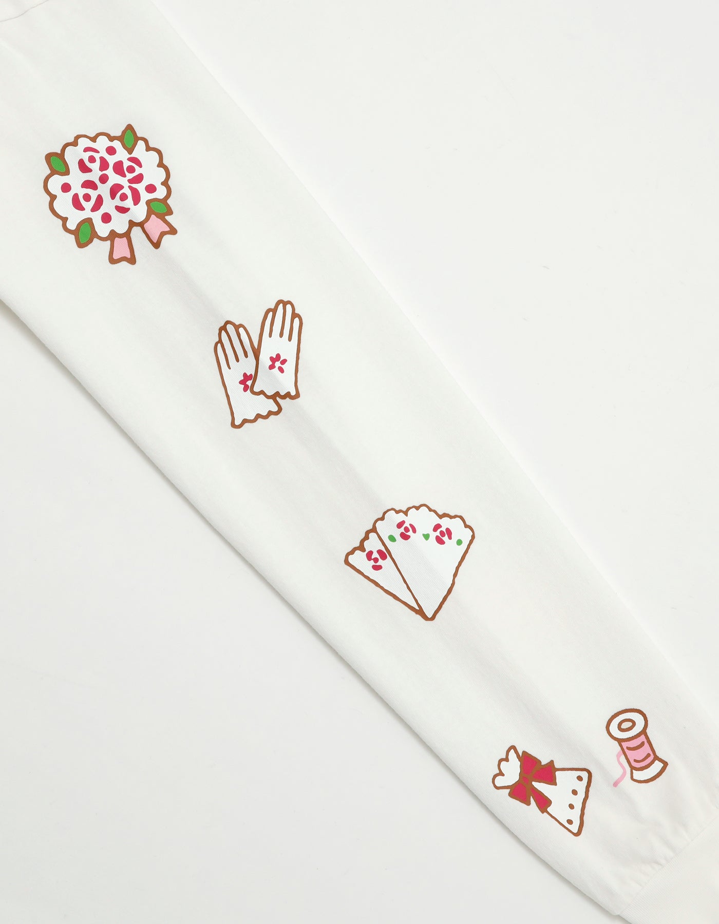 MARRONCREAM x little sunny bite long tee / WHITE