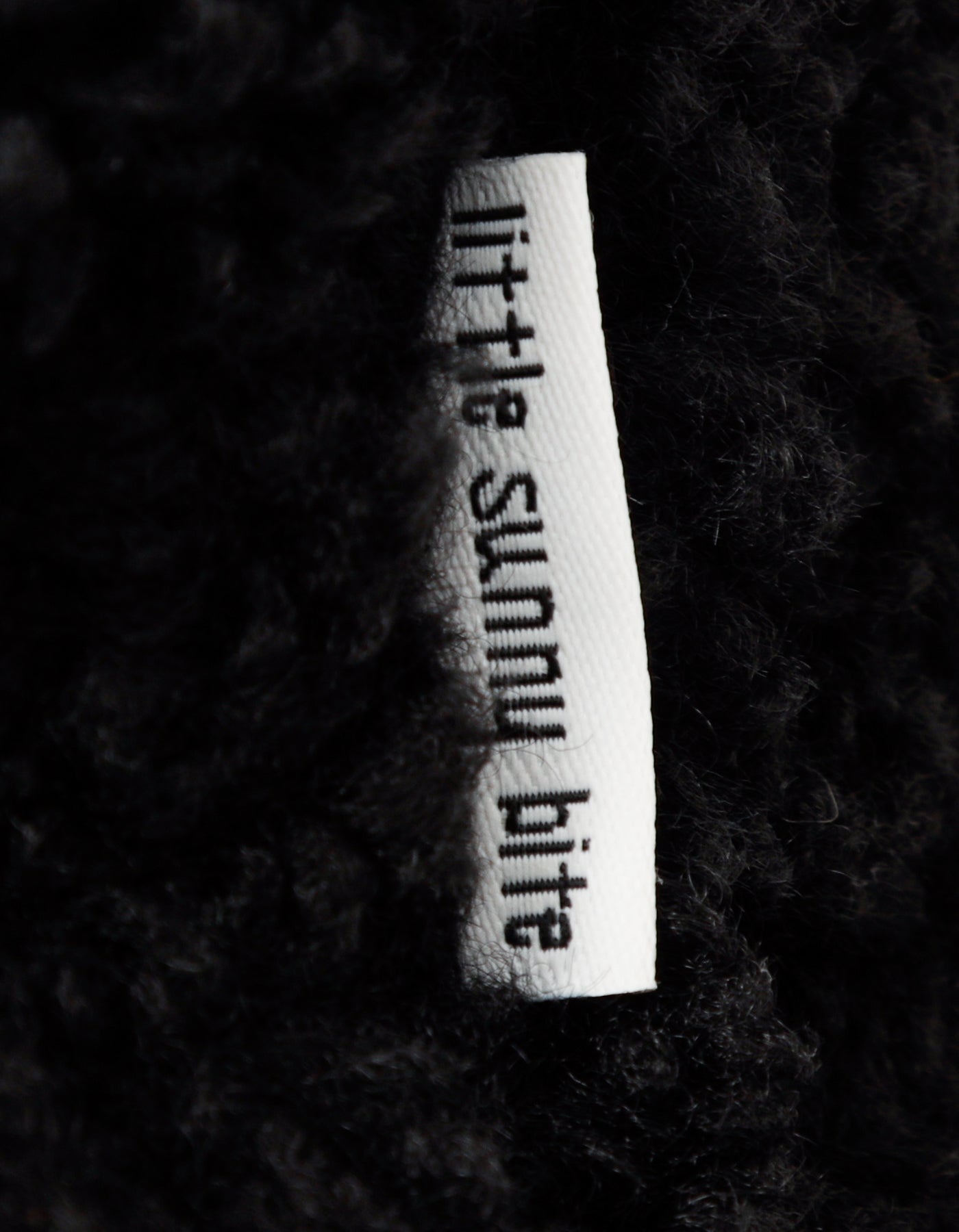 little sunny bite (リトルサニーバイト)boa bomber jacket / BLACK