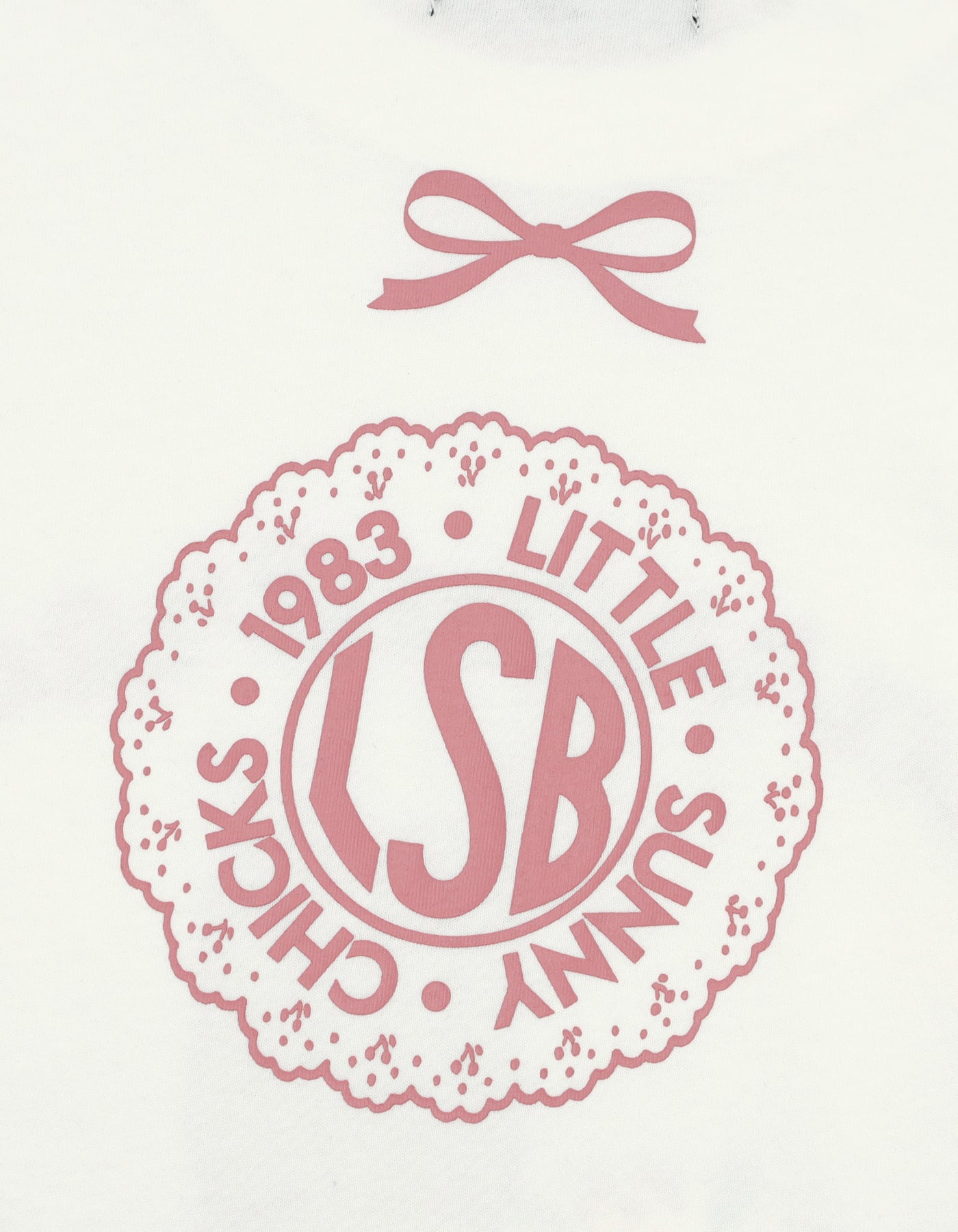MARRONCREAM x little sunny bite big tee / WHITE