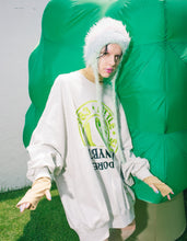 Load image into Gallery viewer, logo sweat dress / GRAY