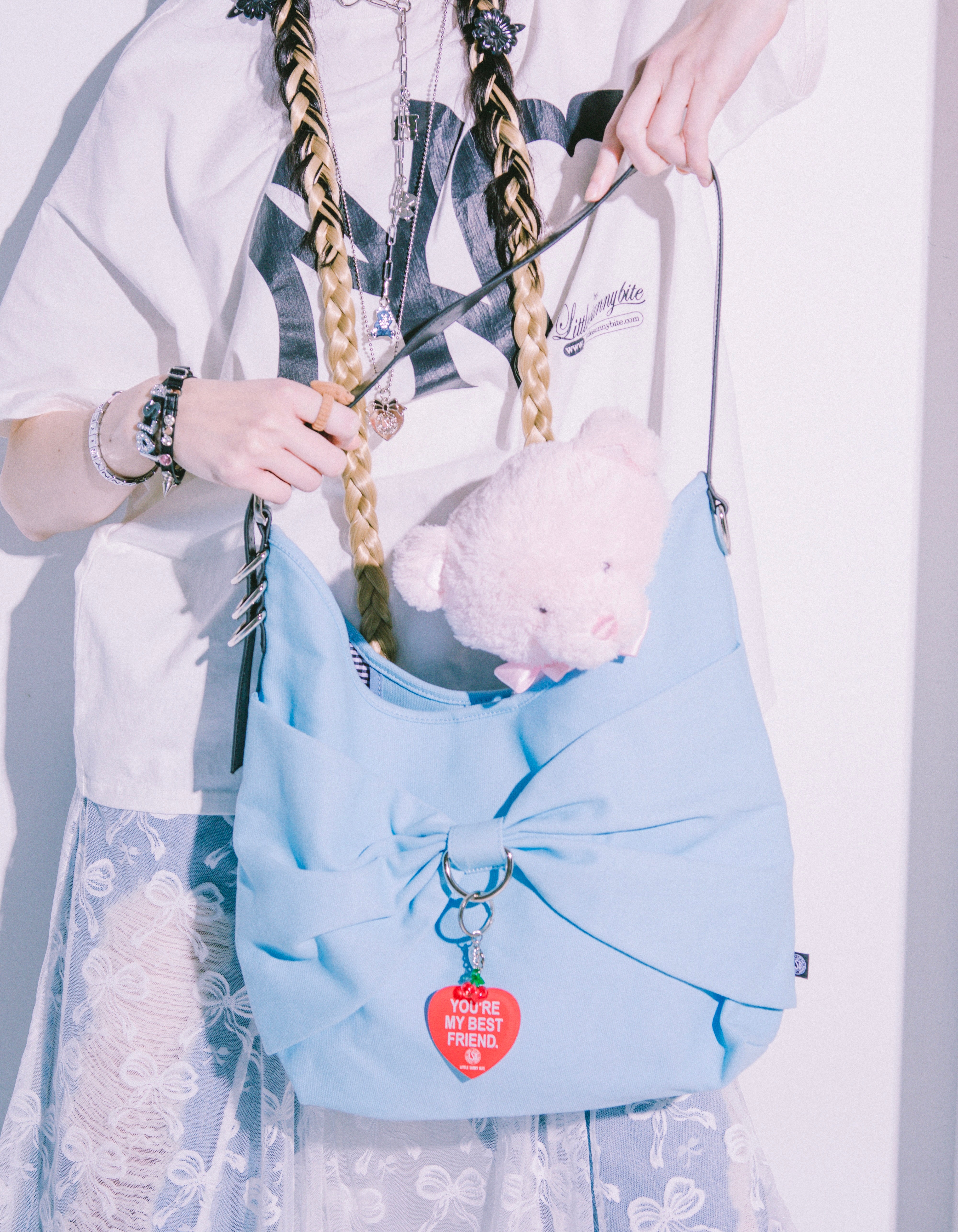 littlesunnybite にこちゃんバック little sunny bite (リトルサニーバイト)hello kitty x little sunny