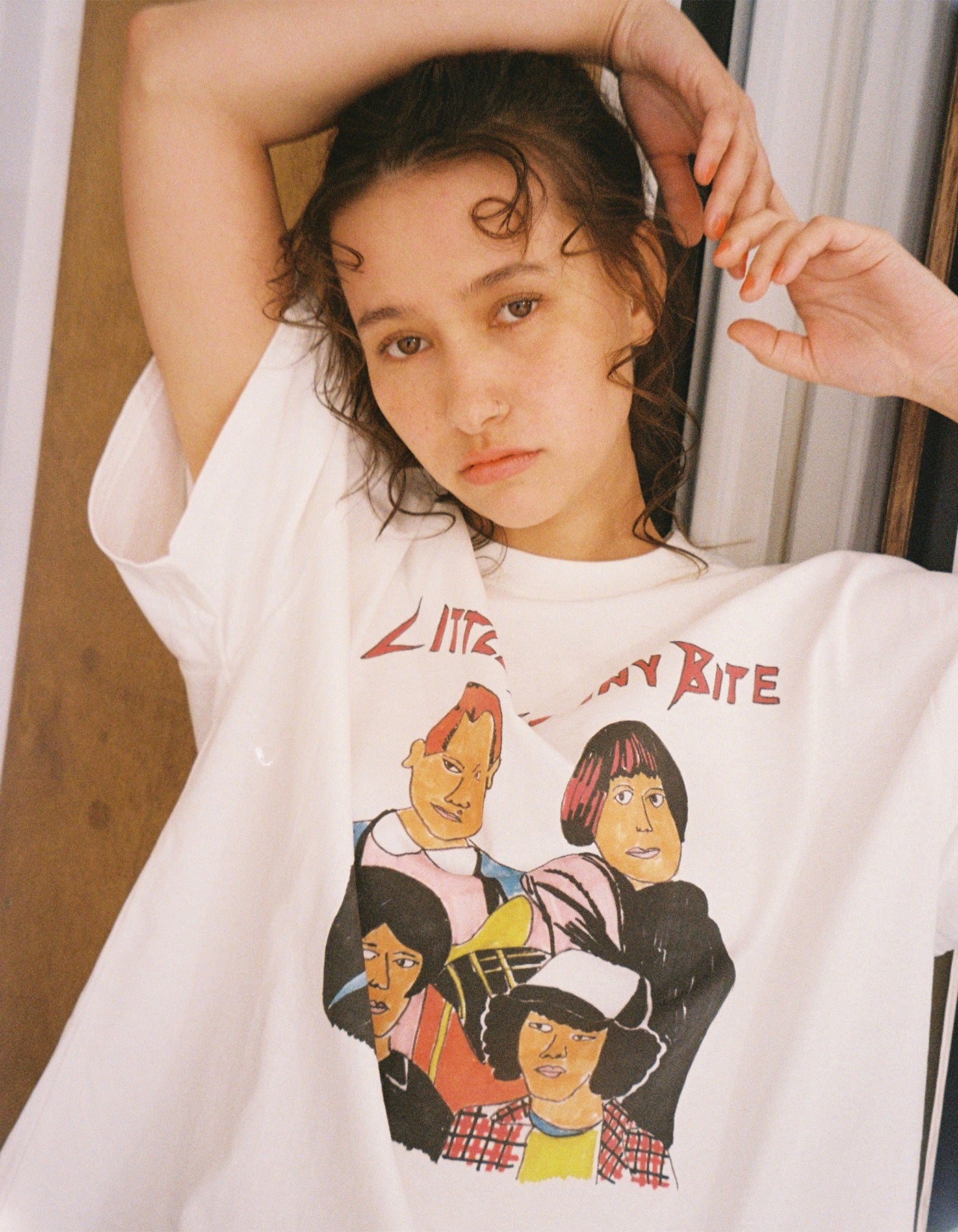 kids big tee / WHITE