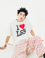 画像をギャラリービューアに読み込む, I love LSB big tee / WHITE