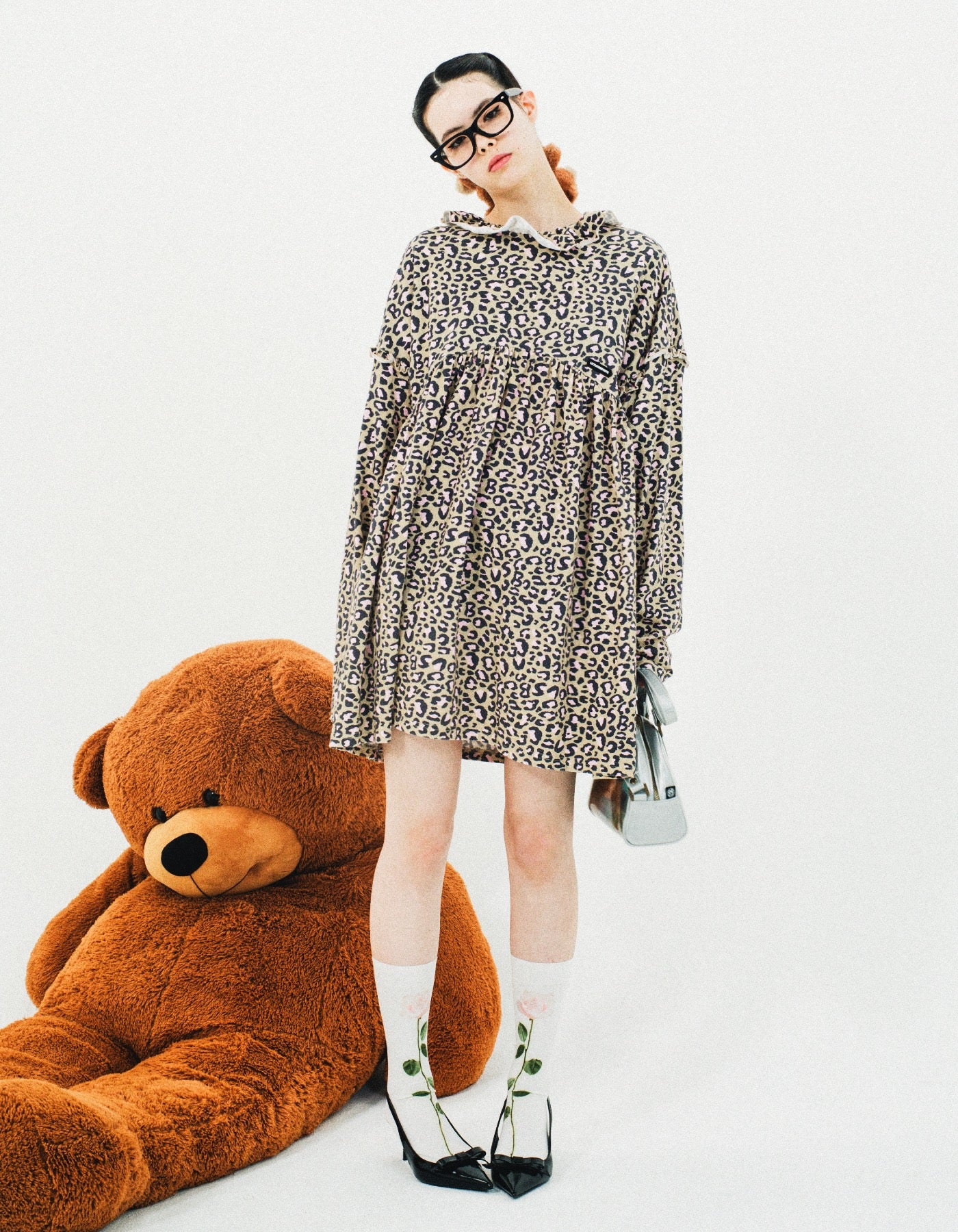 LSB reopard dress / BEIGE