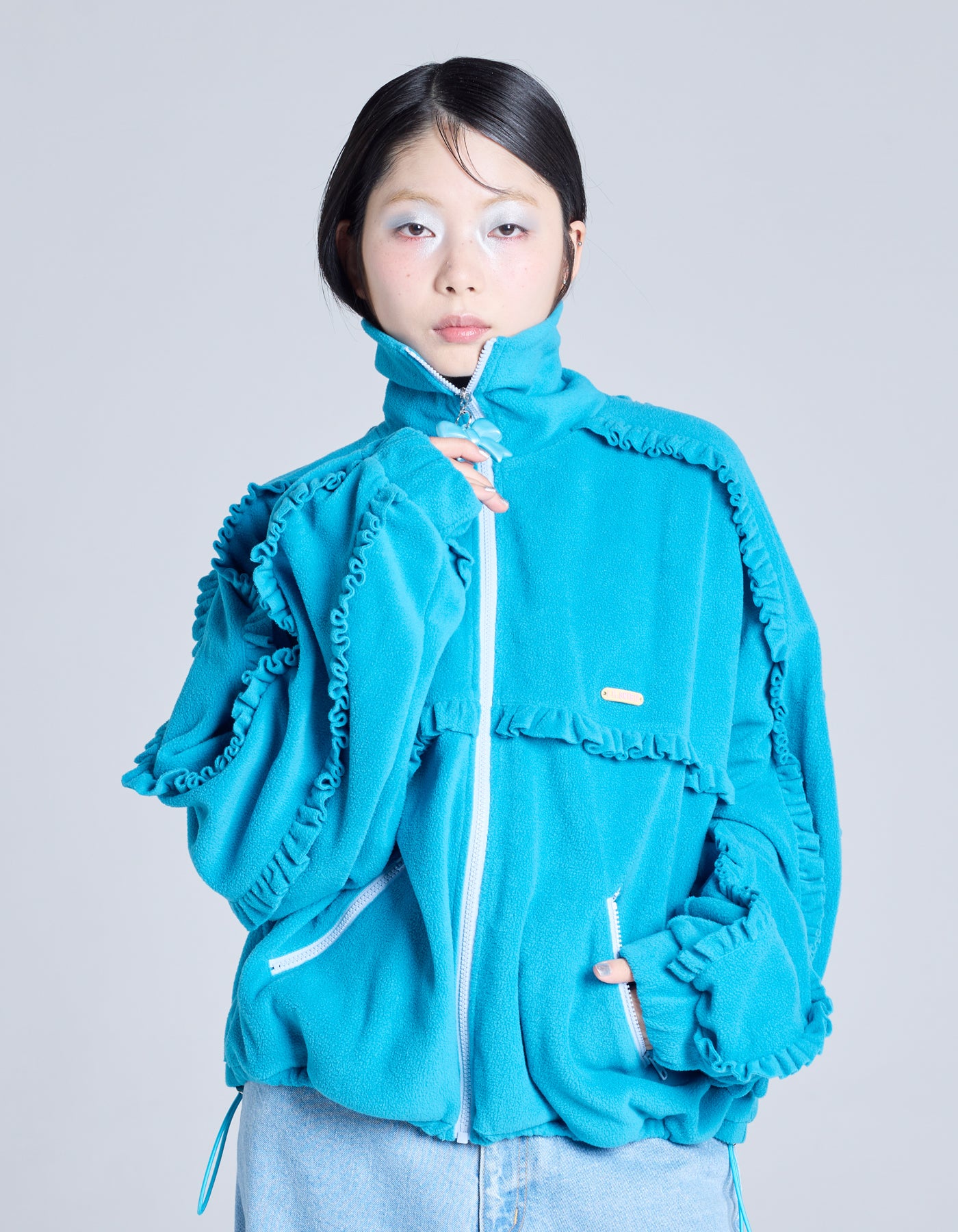 little sunny bite (リトルサニーバイト)fleece jumper / BLUE