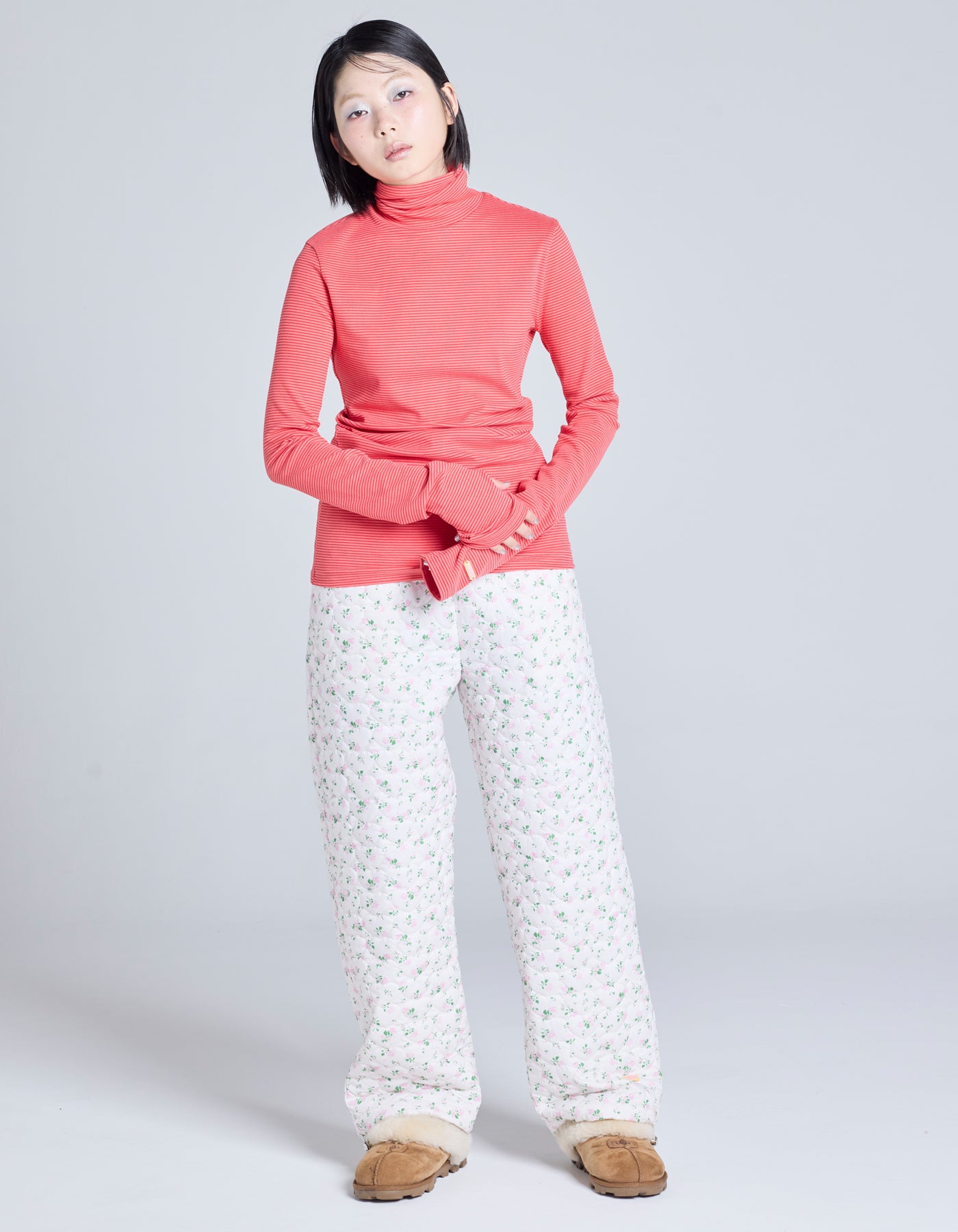 送料込み 新品 リトルサニーバイト ハイネックトップス little sunny bite (リトルサニーバイト)high neck top / RED – little