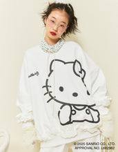 画像をギャラリービューアに読み込む, hello kitty x little sunny bite sweat top / WHITE
