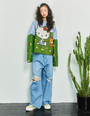 hello kitty x little sunny bite top / ONE COLOR