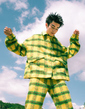 画像をギャラリービューアに読み込む, check jacket / YELLOW