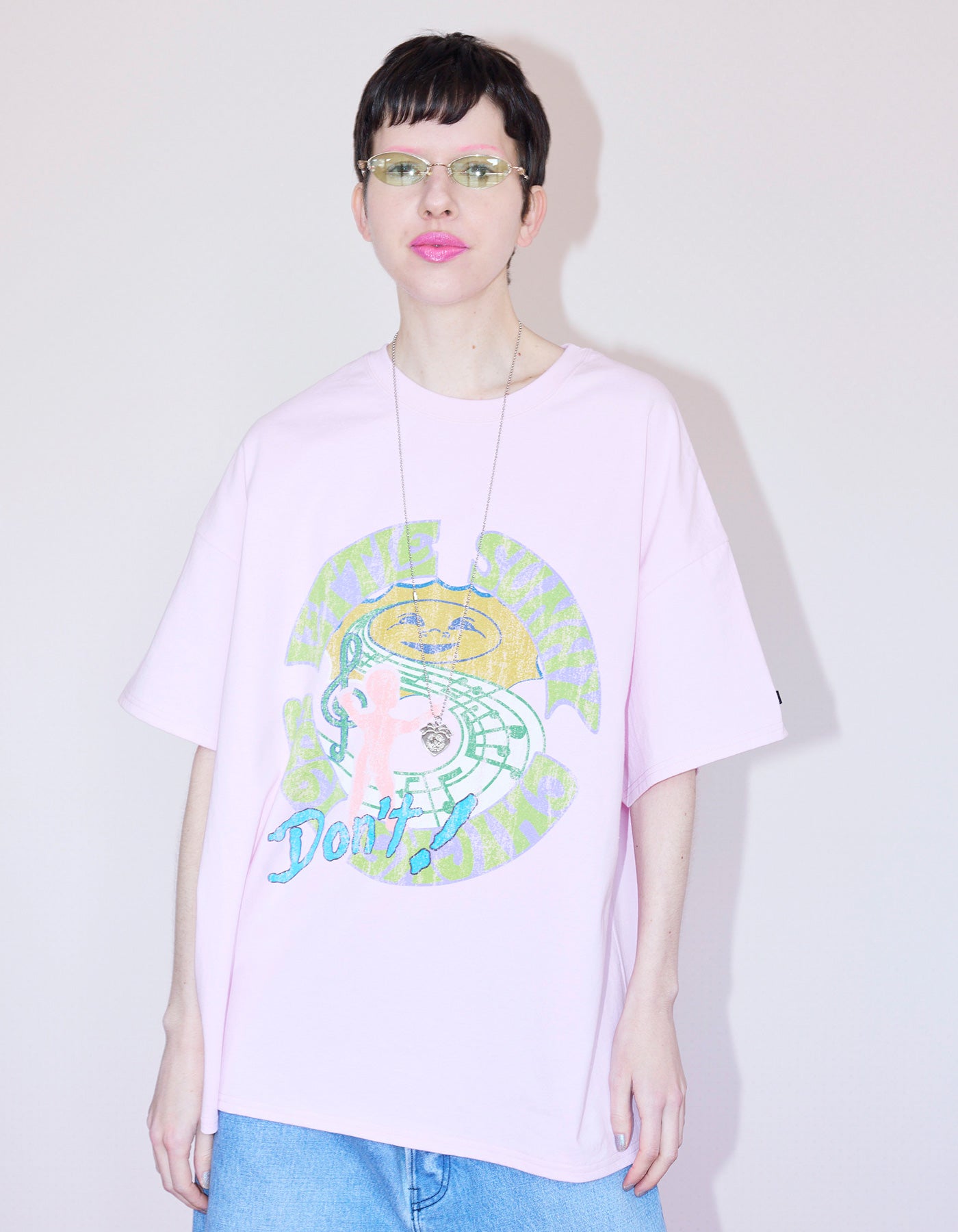 little sunny bite (リトルサニーバイト)logo big tee / PINK – little