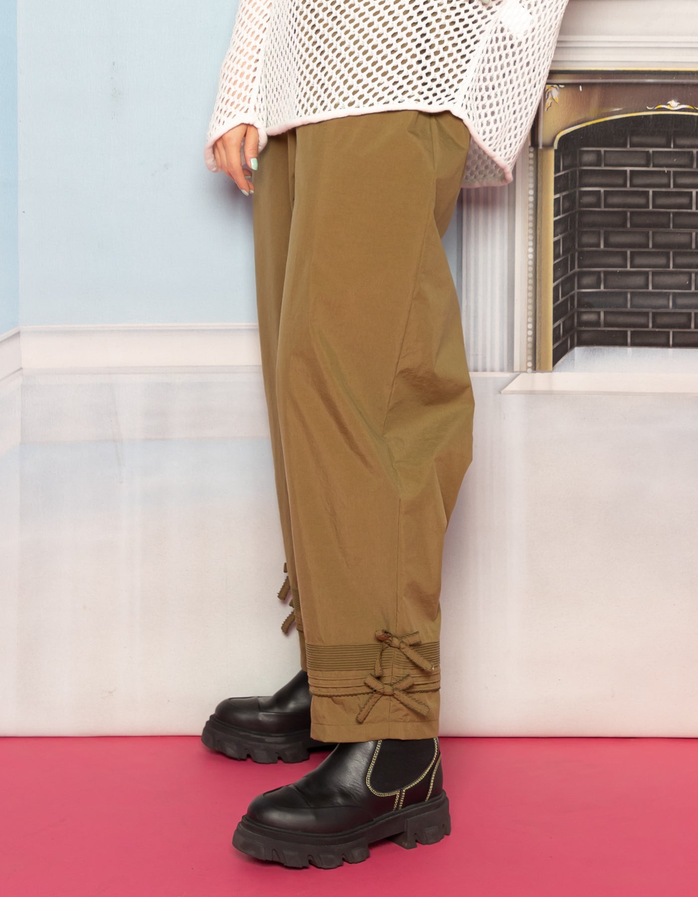 little sunny bite と pink house Girly pants / KHAKI
