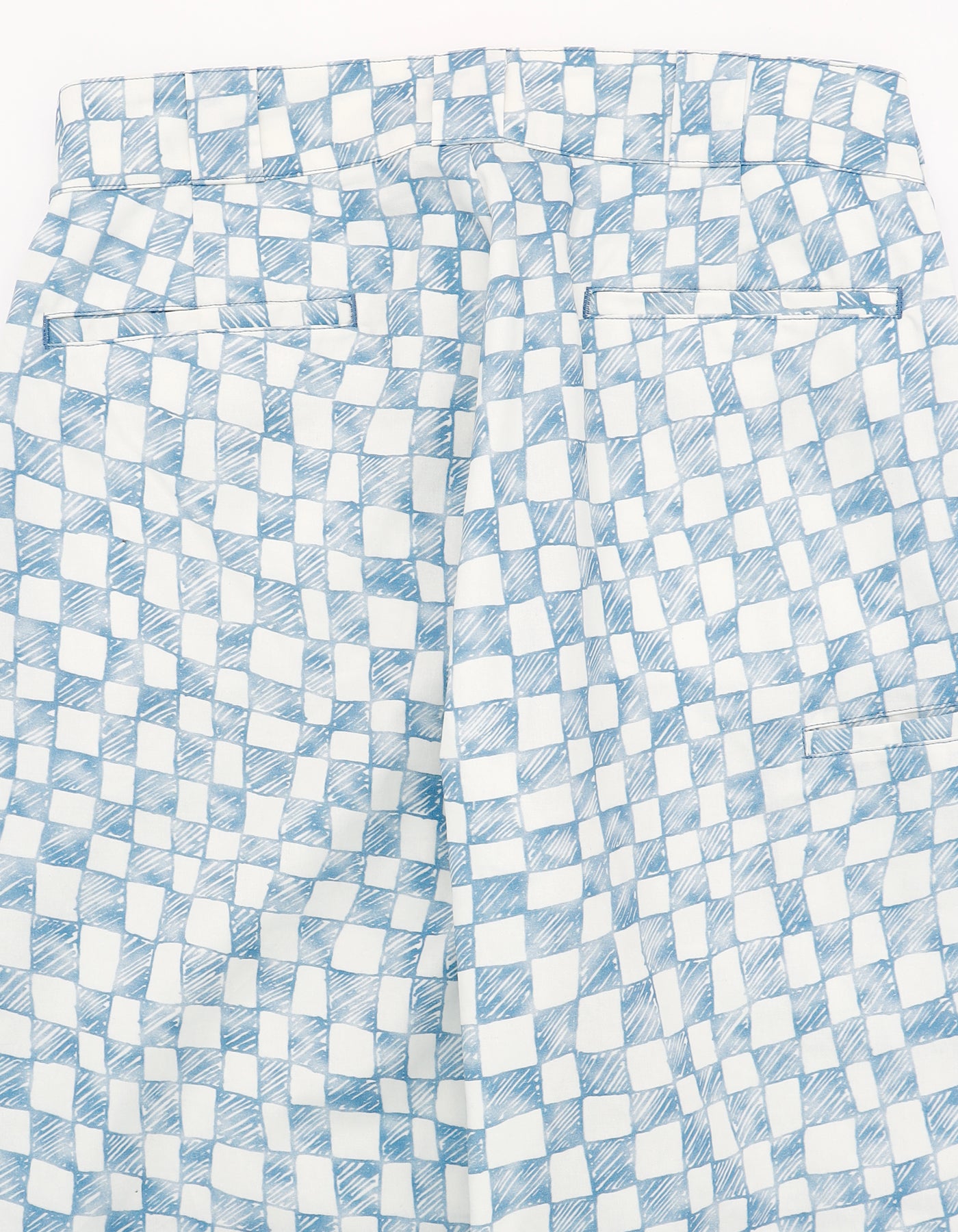 Checker pants / BLUE