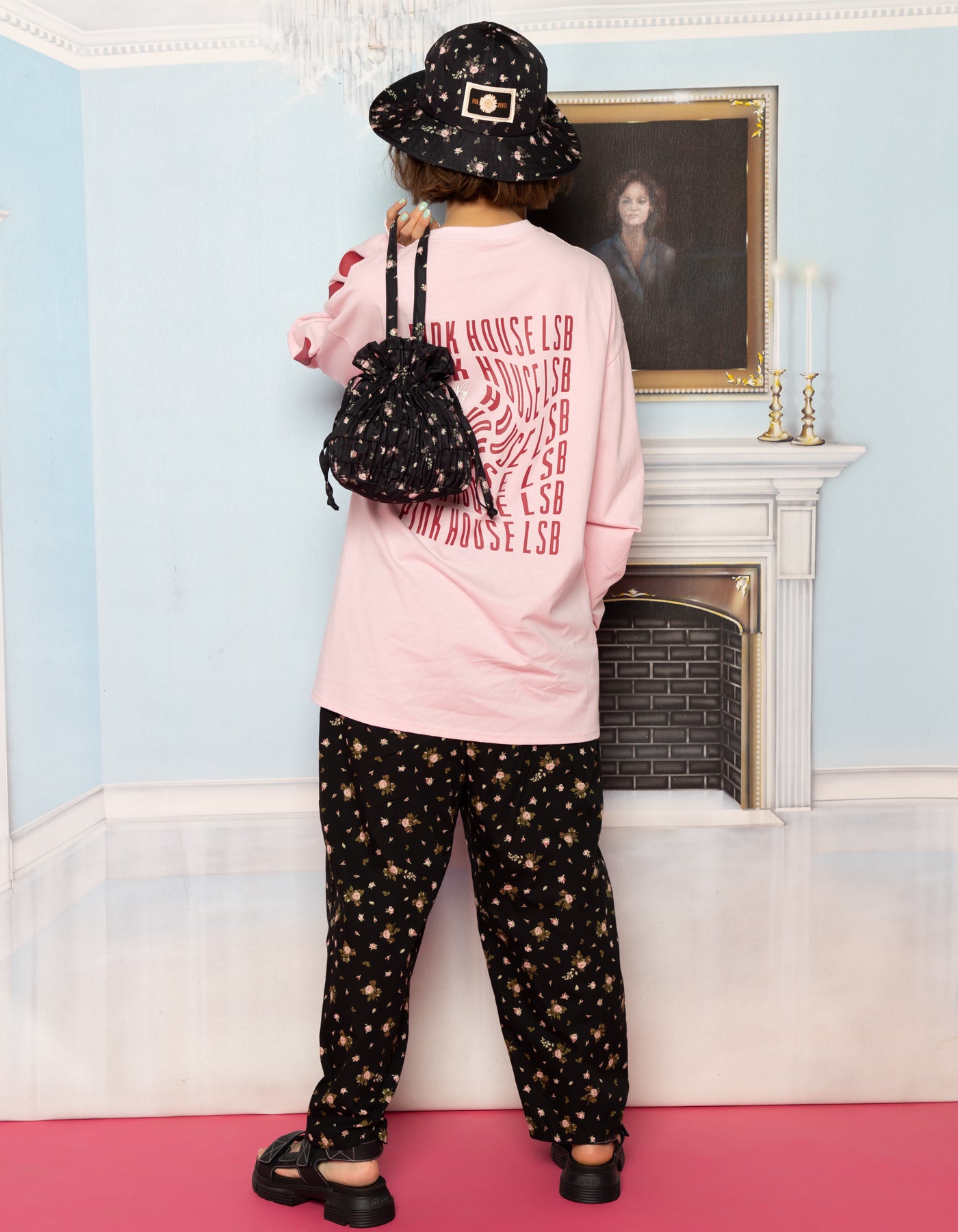 美品little sunny bite pink house コラボBLACK-