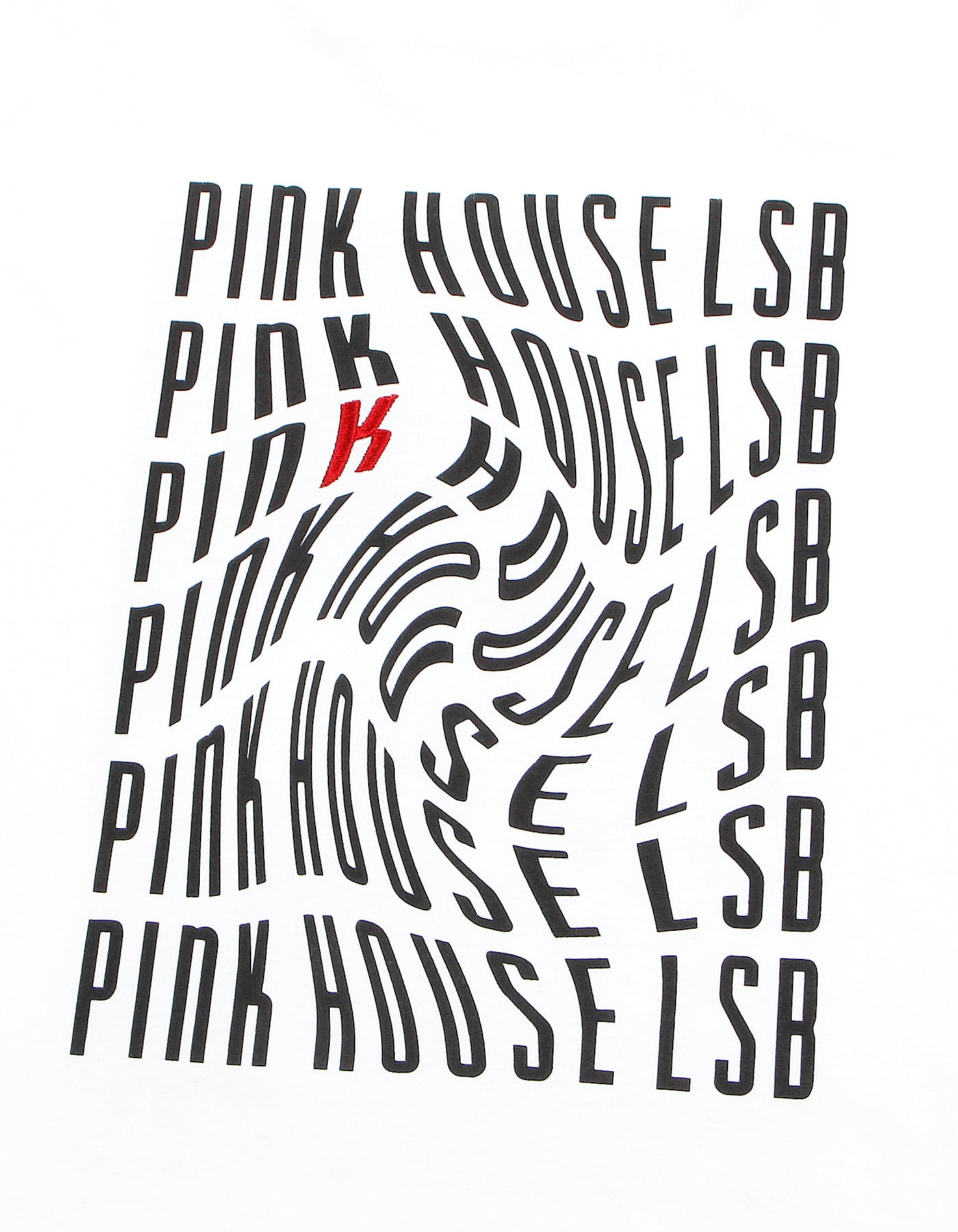 little sunny bite と pink house Pinkhouse photo long tee / WHITE