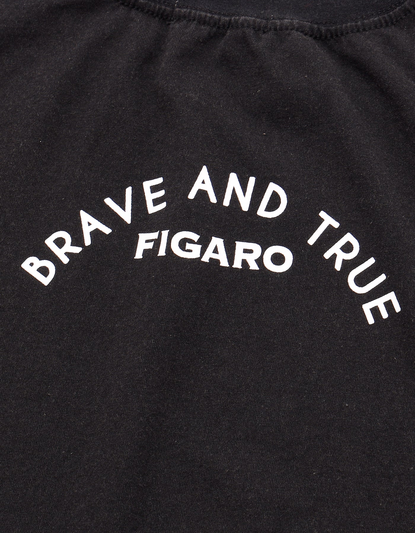 Figaro big tee / BLACK