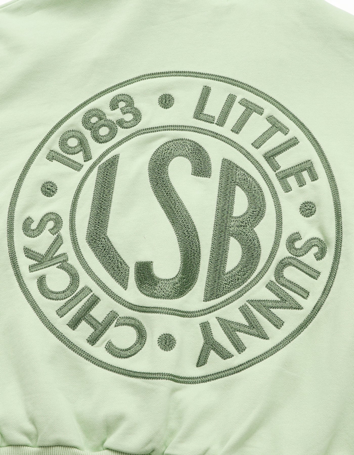 LSB logo zip parker / GREEN