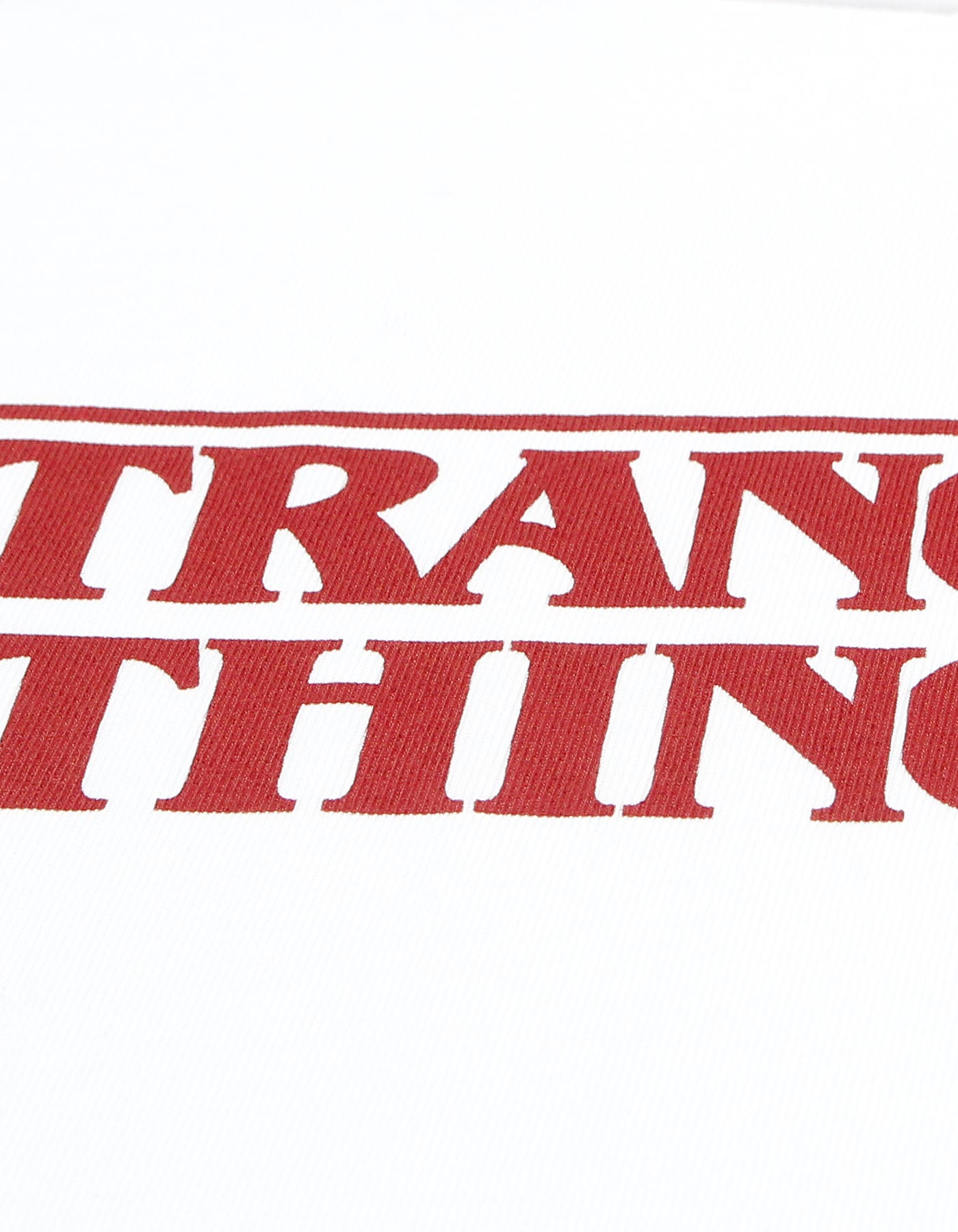 STRANGER THINGS × little sunny bite Logo big tee / WHITE